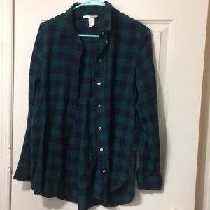 NWOT Divided Checkered Flannel Size 2